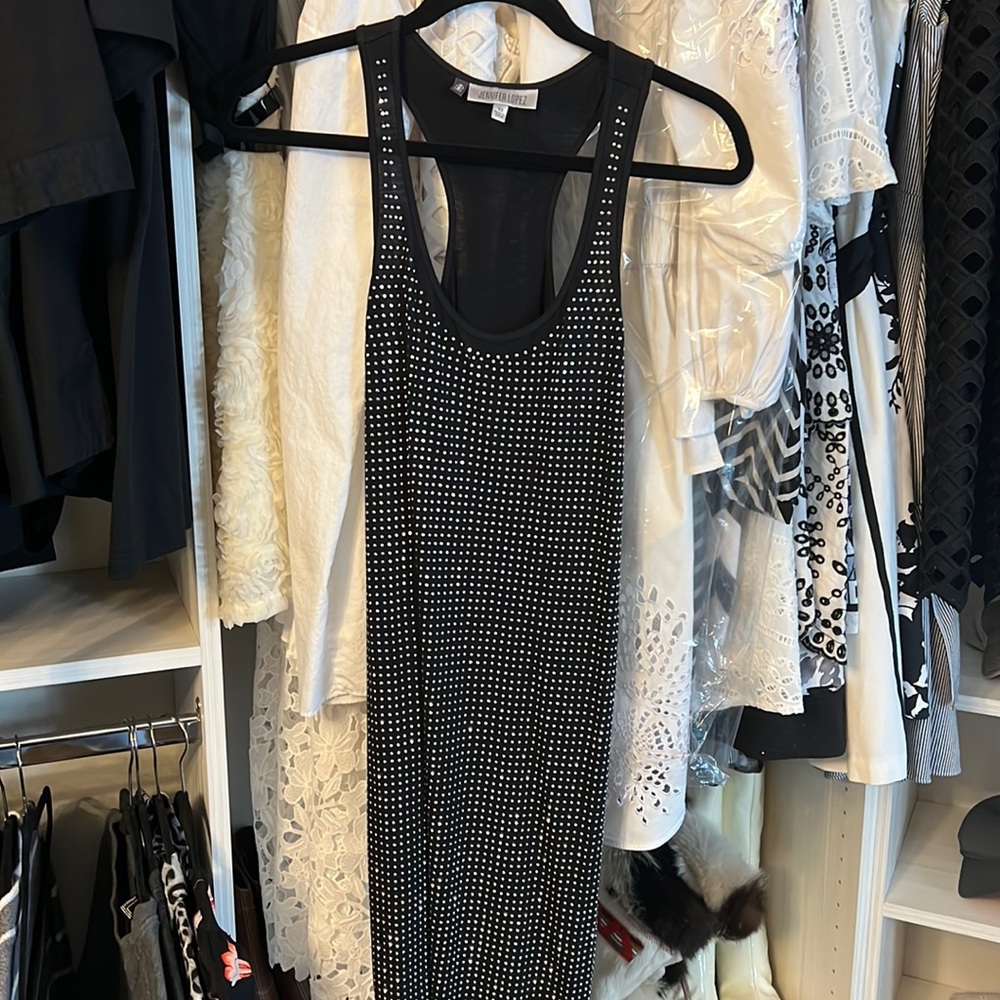 Sequin black dress